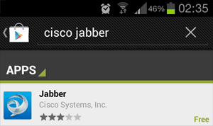 cisco jabber android marketstore