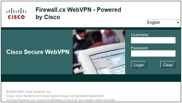 cisco anyconnect ssl webvpn login