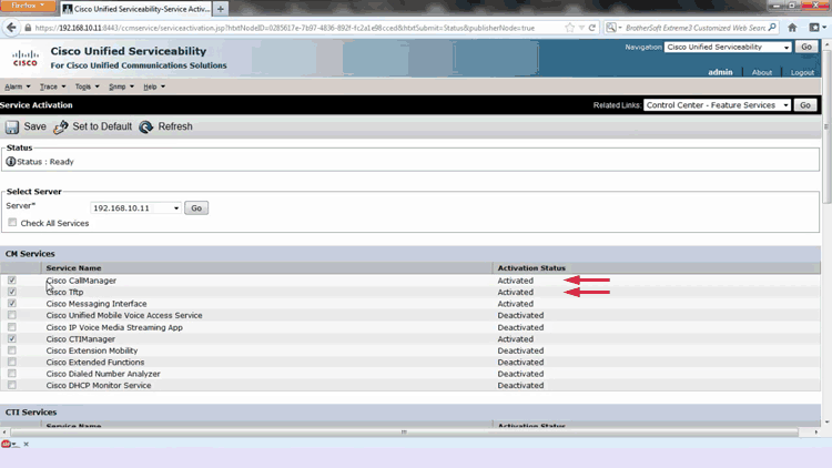 Cisco cucm enable tftp option 150