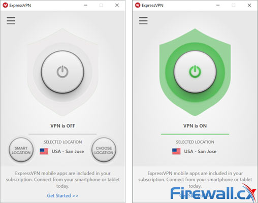 The ExpressVPN VPN client: A combination of simplicity and great functionality