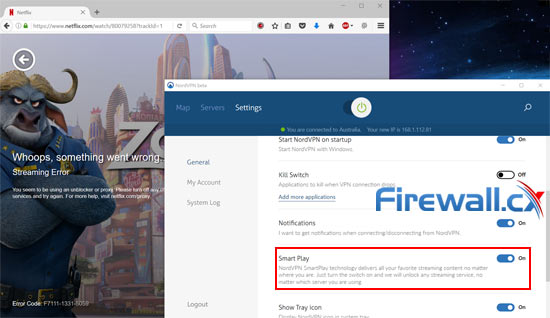 NordVPN SmartPlay Netflix Error