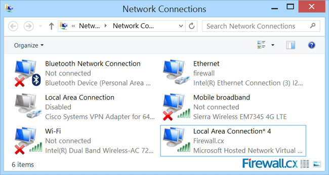 network connection settings windows 8