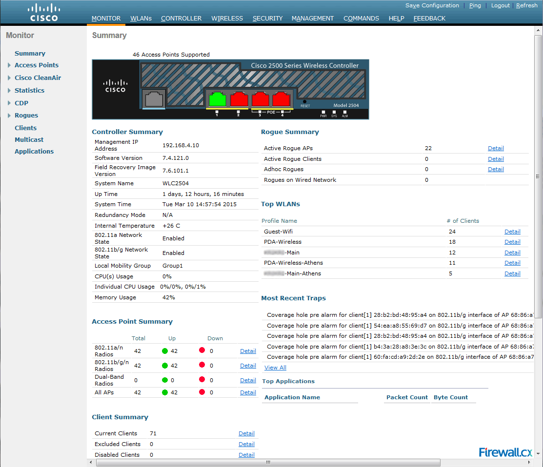 cisco virtual wireless lan controller not passing vlan info