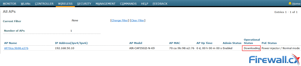 cisco autonomous ap to lightweight conversion - firmware download