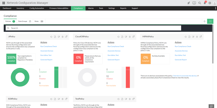 manageengine network config manager