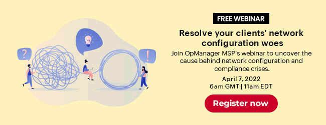 webinar: Clients' network configuration and compliance management