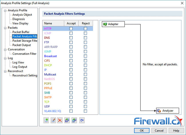 capsa enterprise v11 packet analysis filters