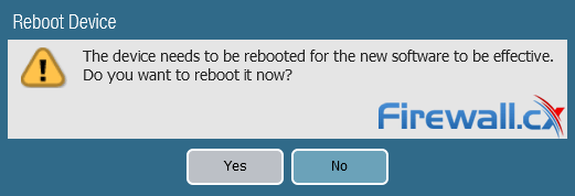 palo alto firewall reboot after pan-os installation