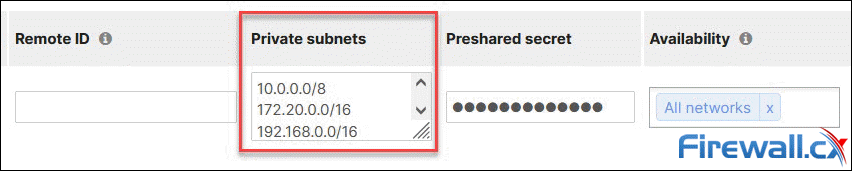 Meraki VPN - Split Tunnel mode setup