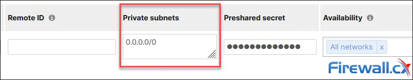 Configuring VPN Full Tunnel mode on Meraki MX