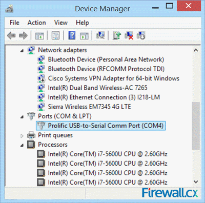 Installing The 'Unsupported' USB-to-Serial Adapter PL-2303HXA & PL-2303X Windows 8 8.1