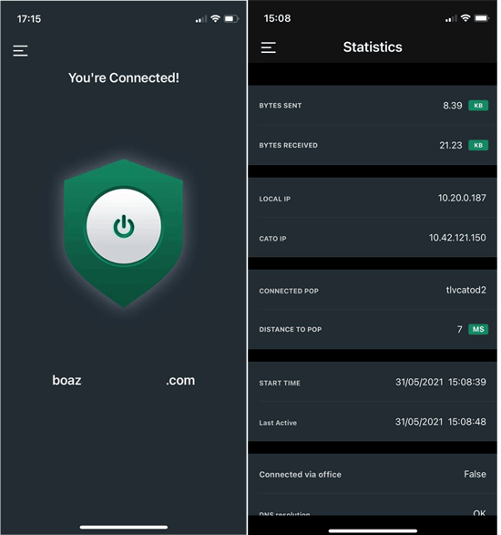 catonetworks sase sdwan vpn client