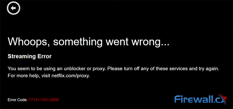 Trying to access Netflix US via Free SOCKS Proxy fails