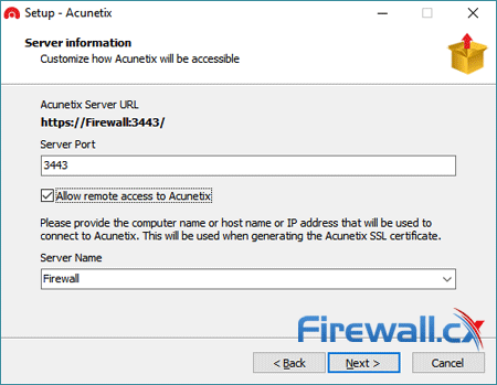 acunetix enterprise installation