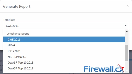 acunetix enterprise compliance reporting templates