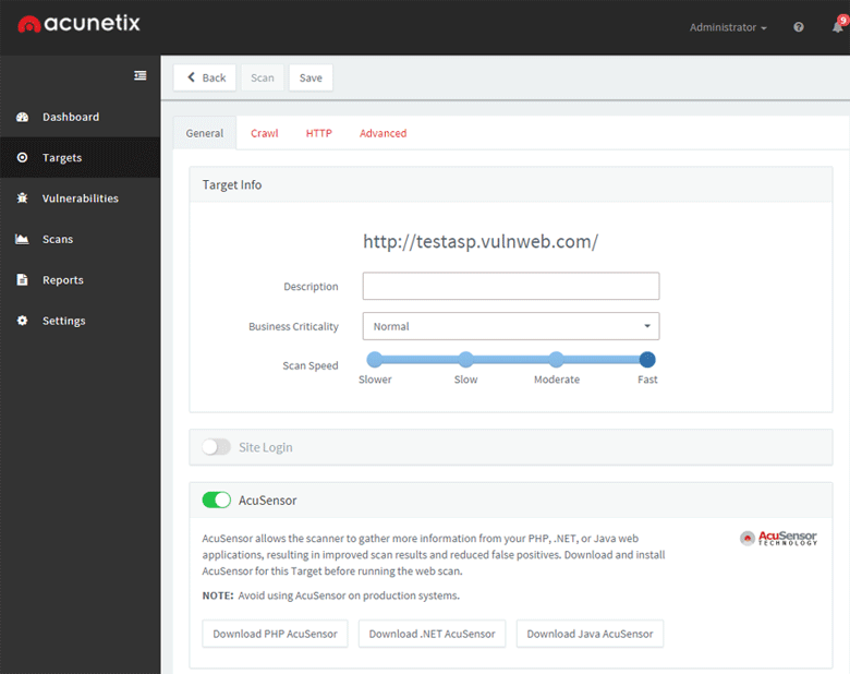 acunetix web vulnerability scanner v12 AcuSensor for Java