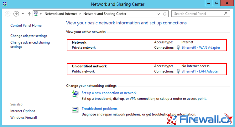 Windows Network Location Awareness (NLA) incorrectly identifies the Private & Public networks on our network interface cards